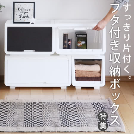 フタ付き収納ボックス特集